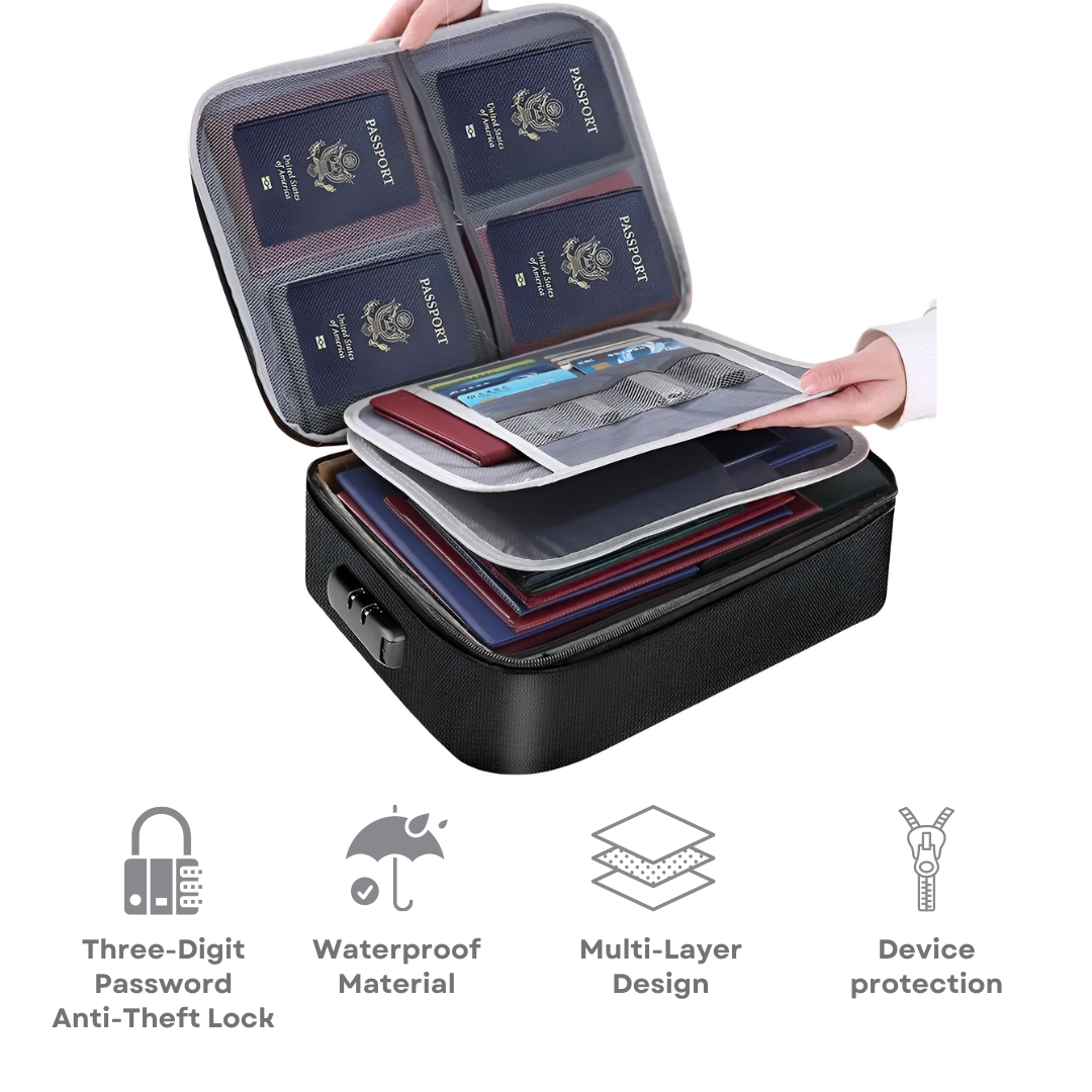 TravelSafe Document and Passport Bag