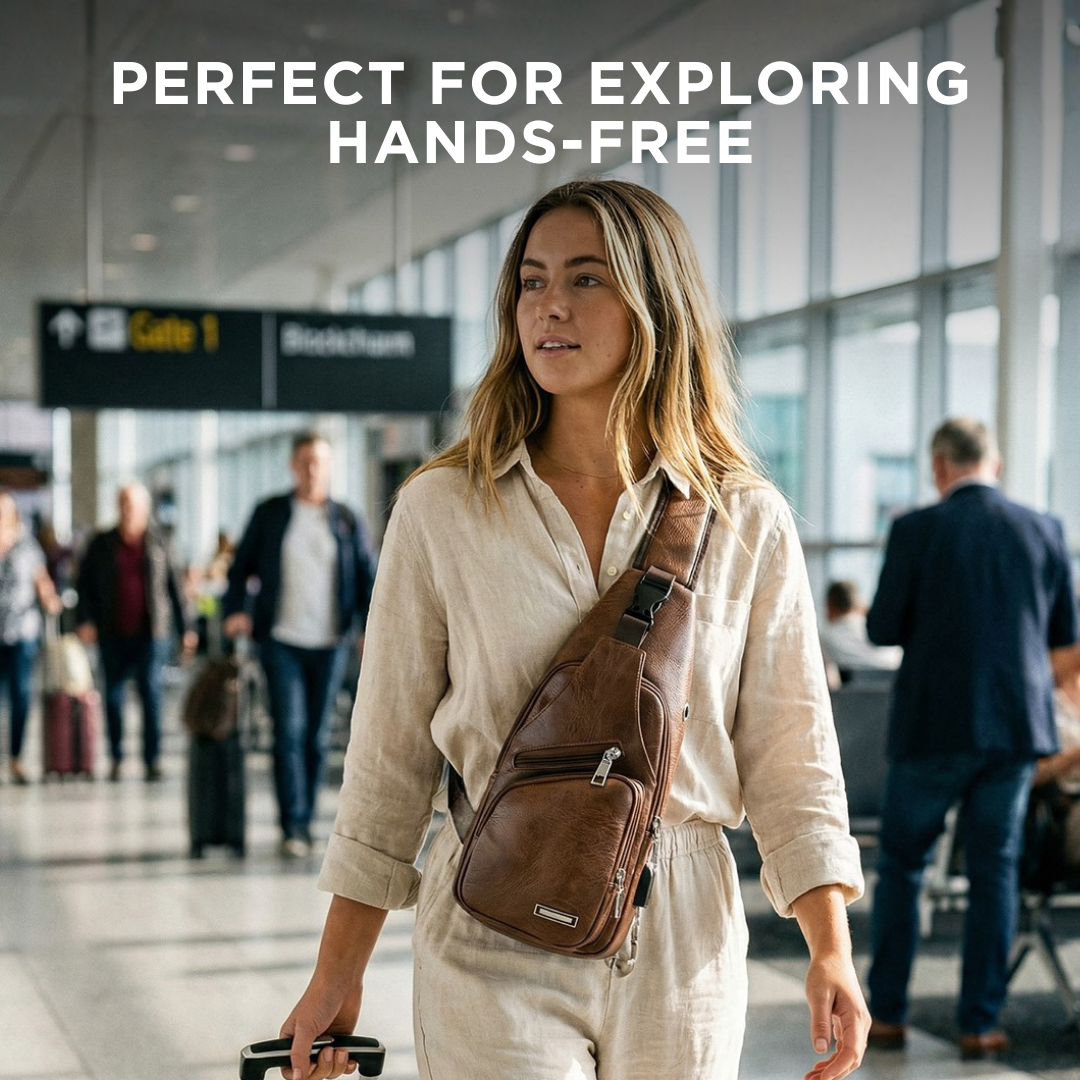 Classy Leather Anti-Theft Crossbody Bag