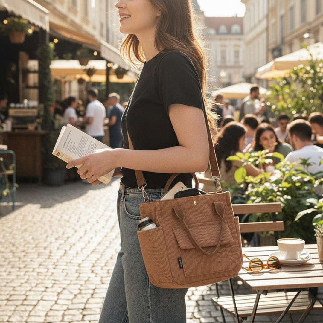 Corduroy Casual Daily Tote