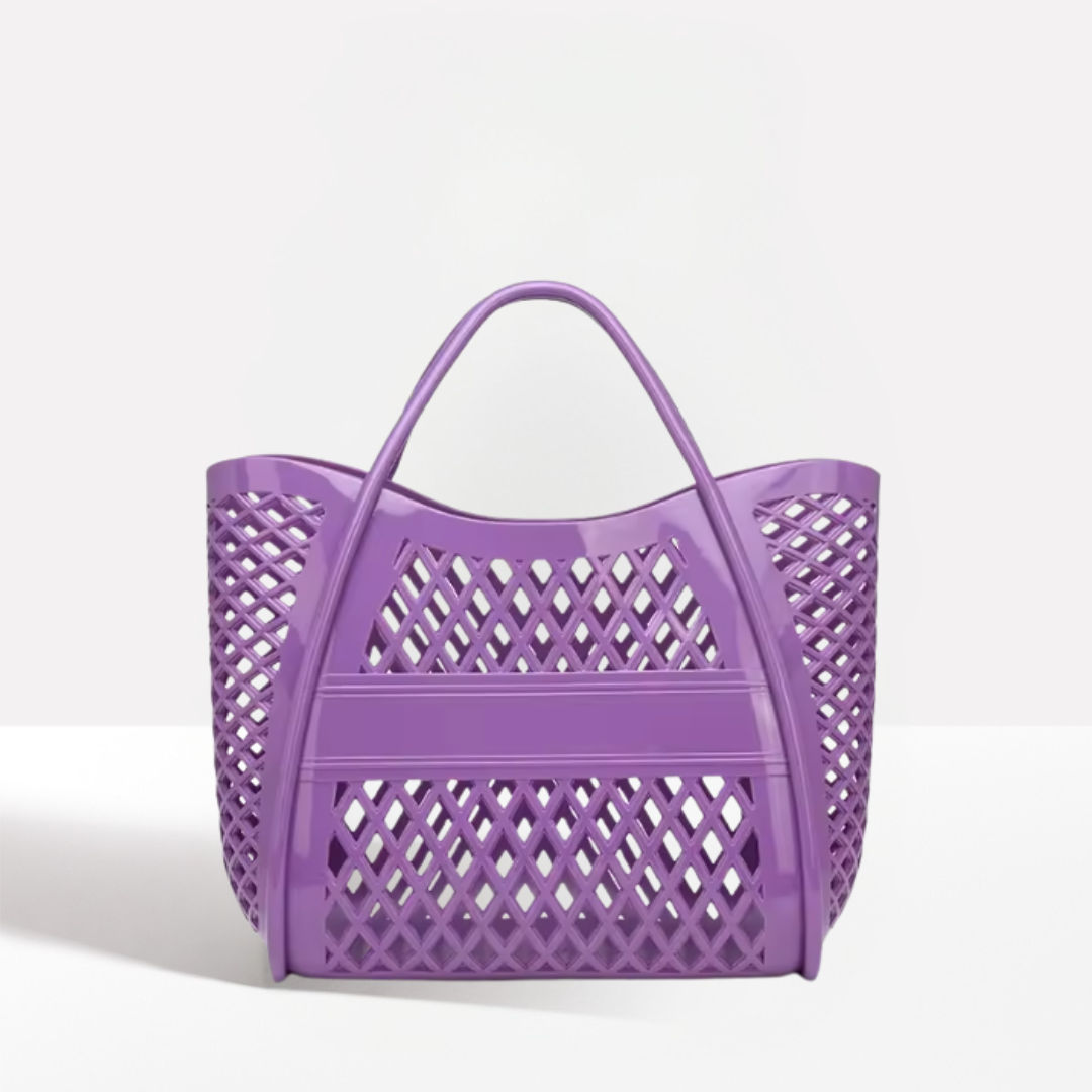 Livia Hollow Jelly Tote