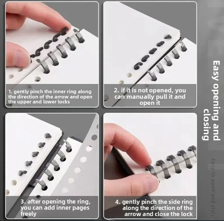 Transparent Looseleaf Notebook