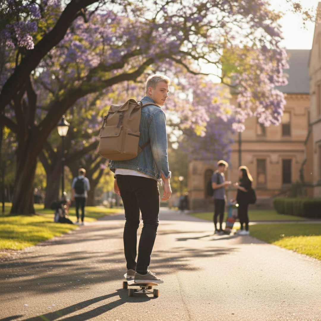 Vintage Anti-Theft Backpack