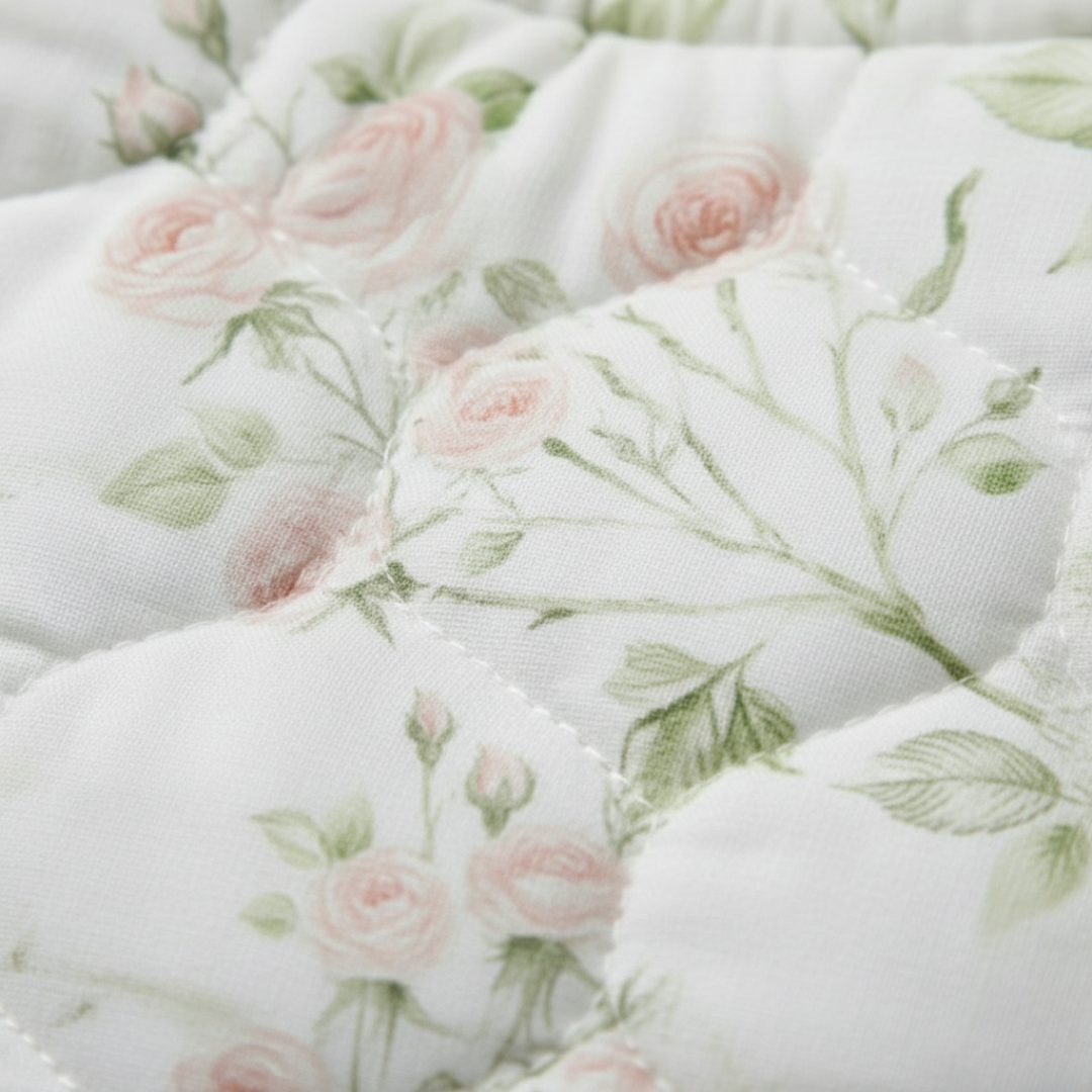 Aurora Quilted Floral Tote