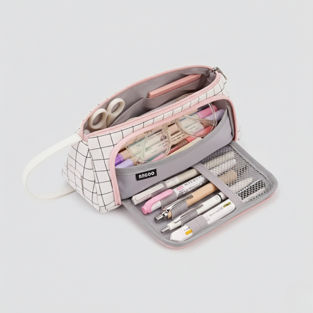 Kawaii Canvas Pencil Case
