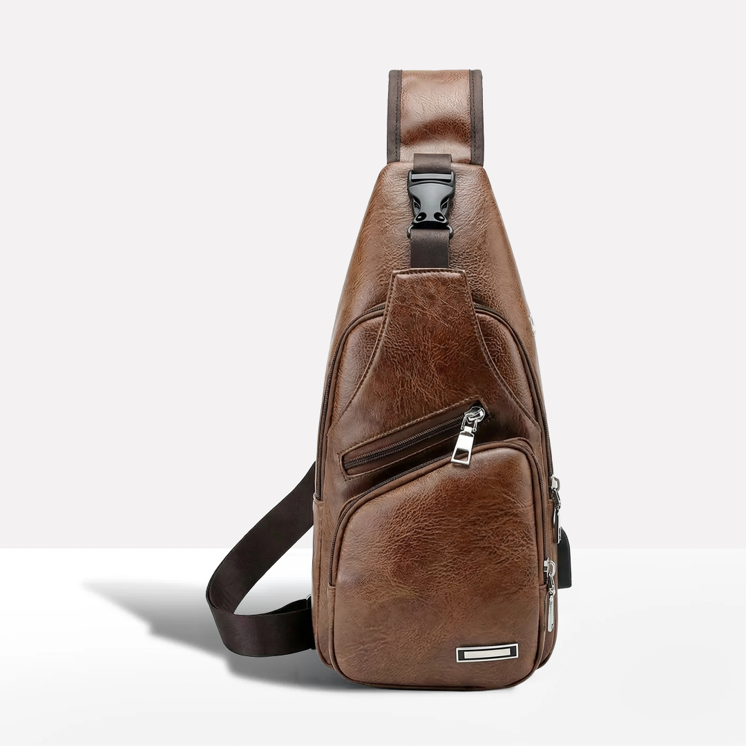 Classy Leather Anti-Theft Crossbody Bag