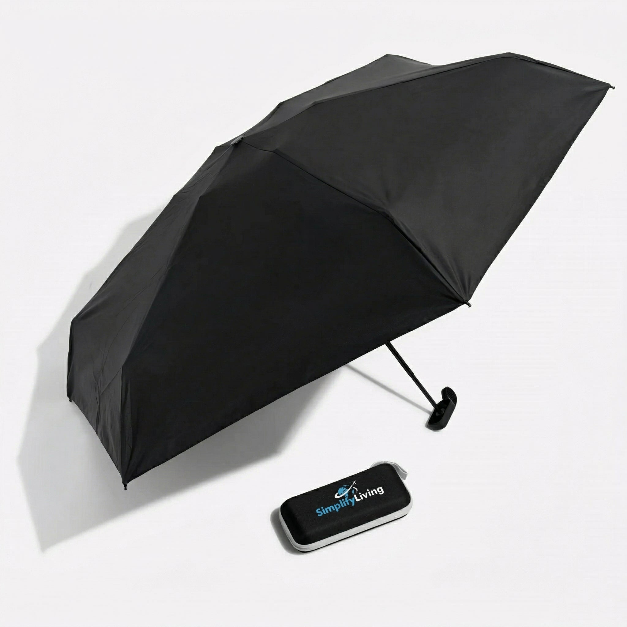 Compact Travel Umbrella & Case