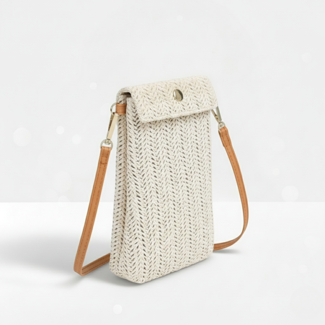 Isla Woven Phone Crossbody