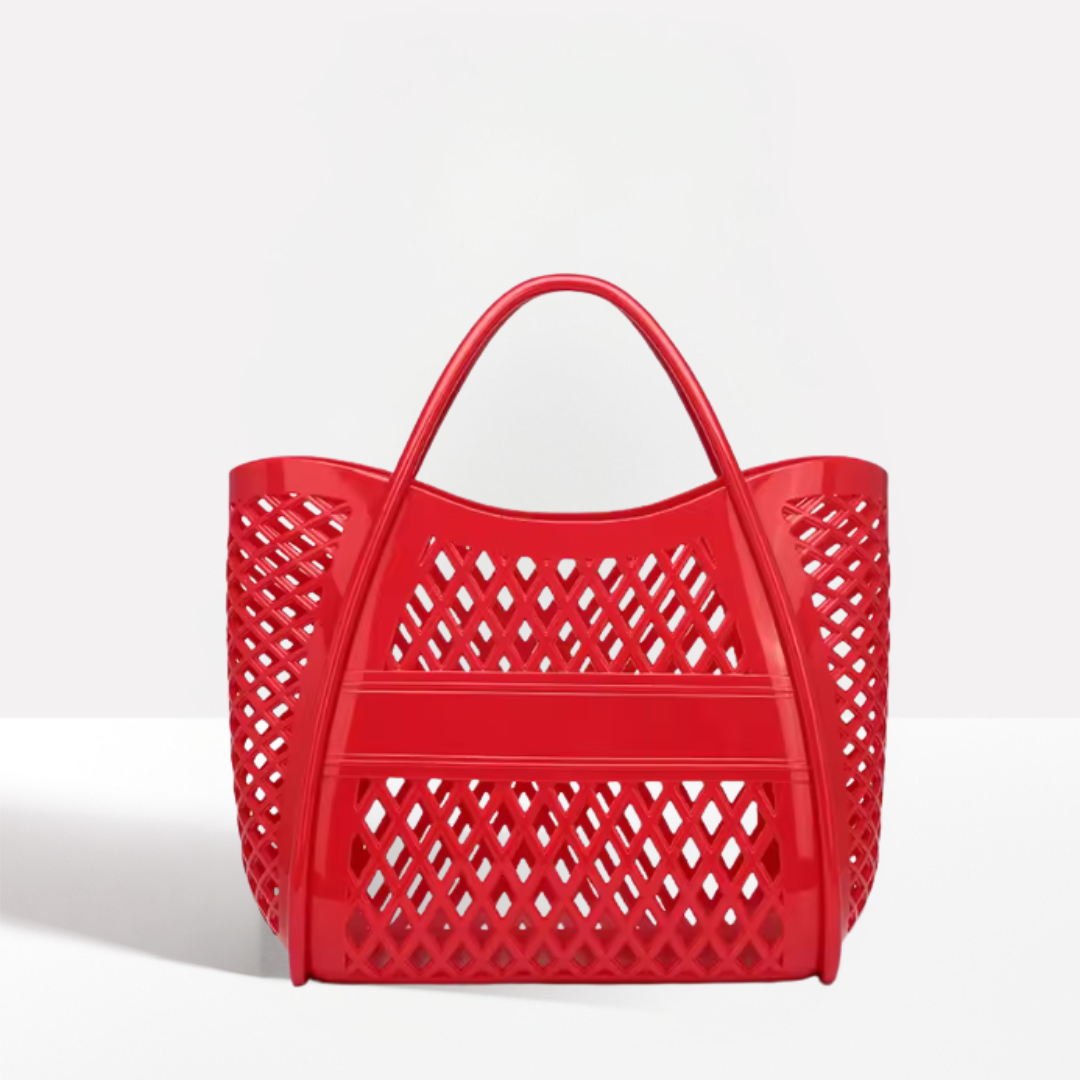 Livia Hollow Jelly Tote