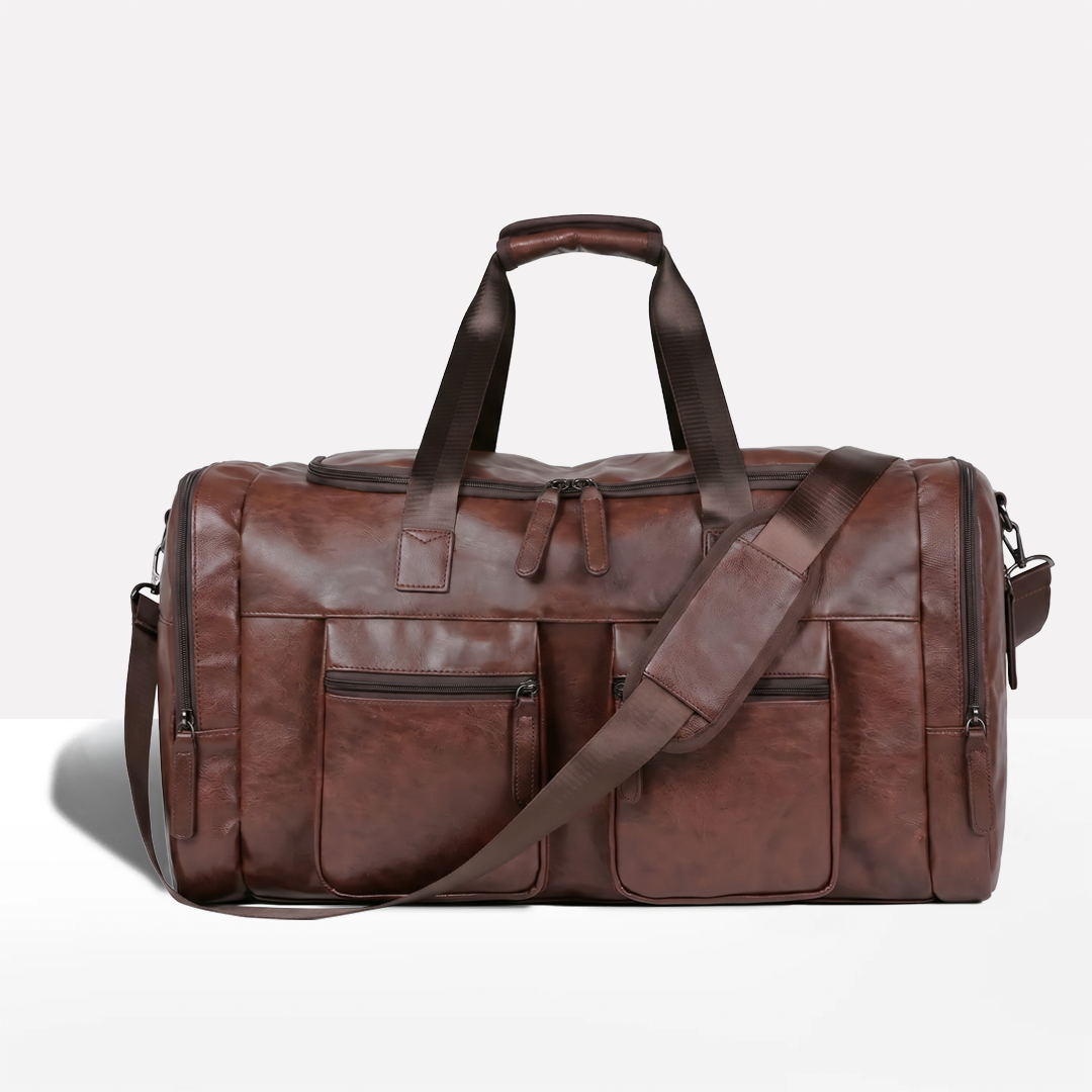 Classy Men’s Leather Duffle Bag