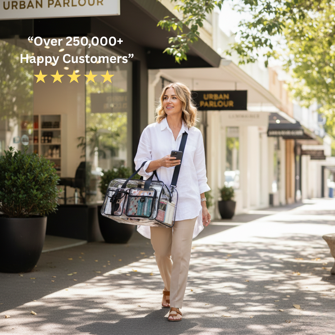 Transparent Wet Dry Duffle