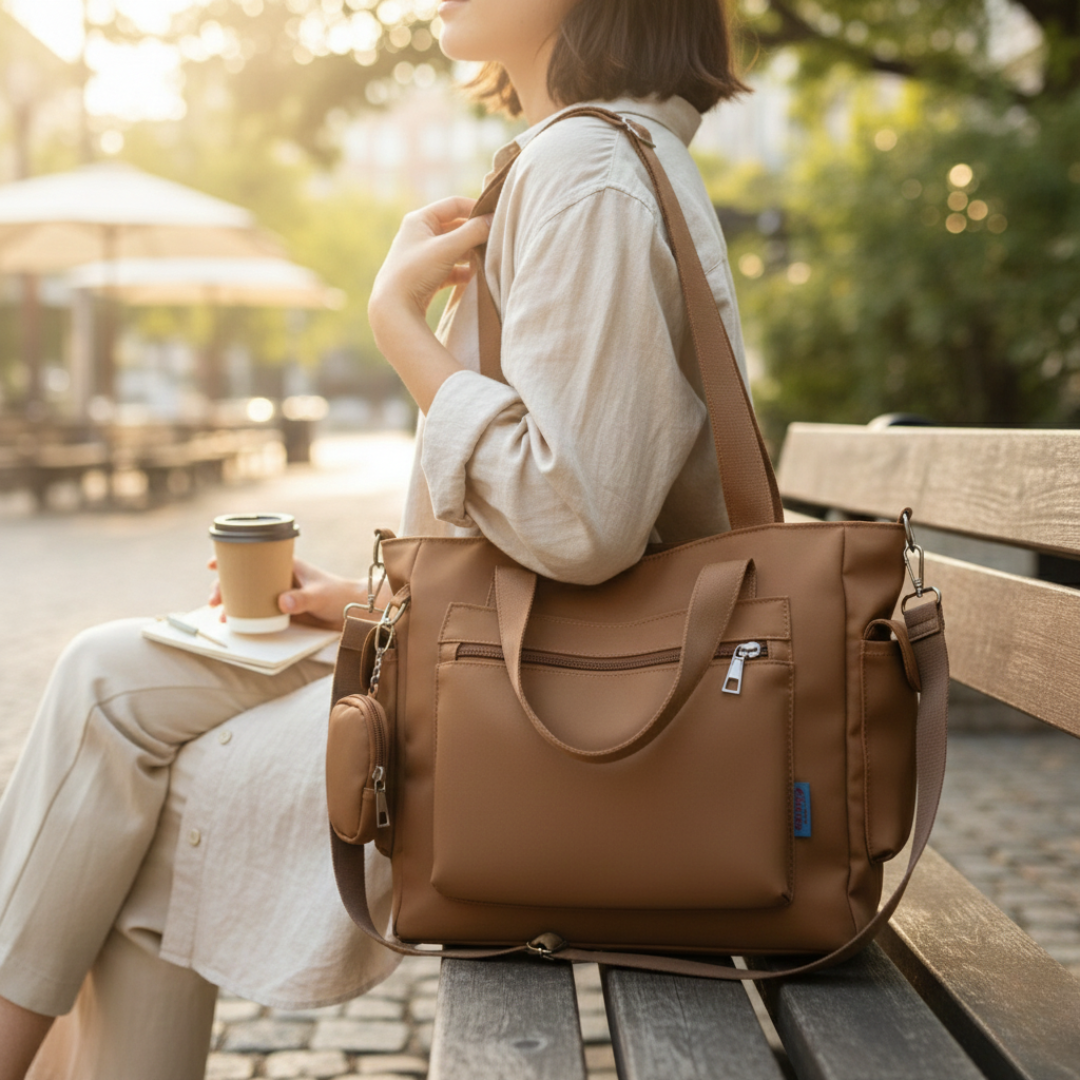 Zara Soft Oxford Tote