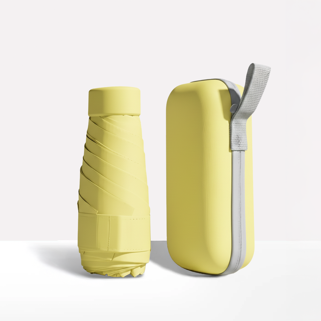 Compact Travel Umbrella & Case